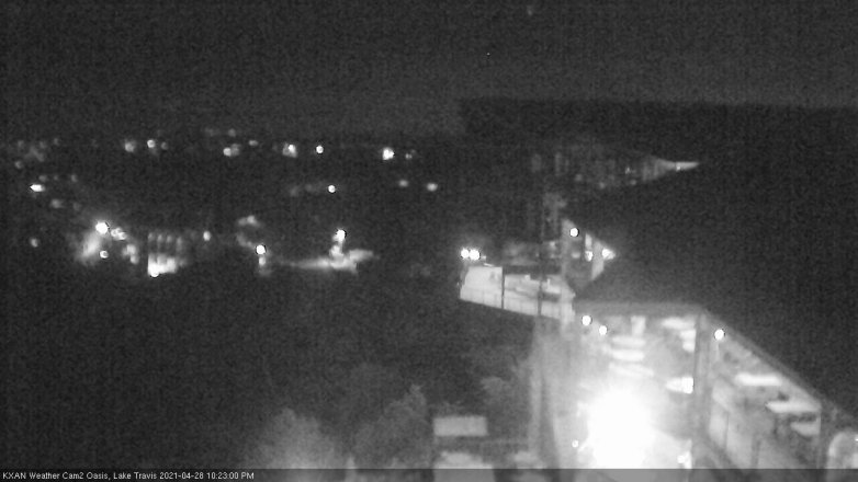 Lake Travis webcam, April 28, 2021 10:25 PM CT