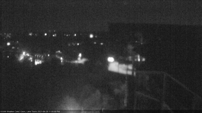 Lake Travis webcam, April 28, 2021 11:00 PM CT
