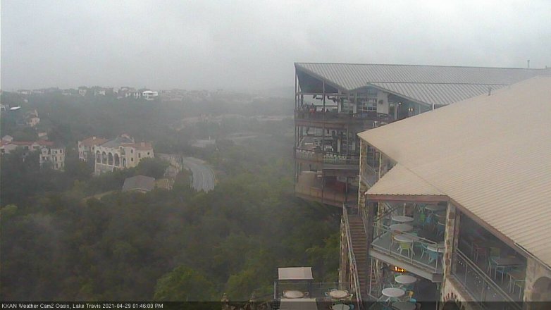 Lake Travis webcam, April 29, 2021 1:45 PM CT