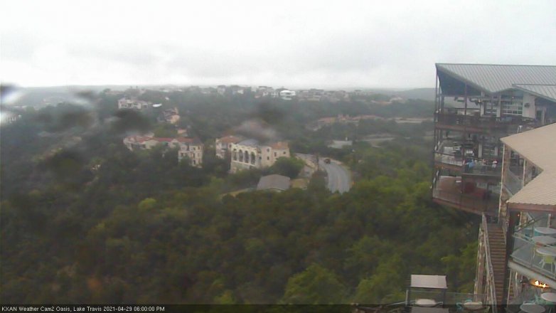 Lake Travis webcam, April 29, 2021 6:00 PM CT