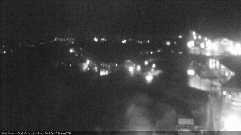 Lake Travis webcam, April 29, 2021 8:45 PM CT