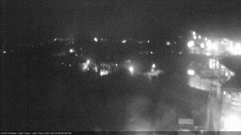 Lake Travis webcam, April 29, 2021 9:00 PM CT