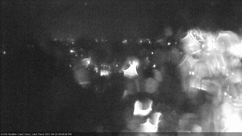 Lake Travis webcam, April 29, 2021 9:45 PM CT