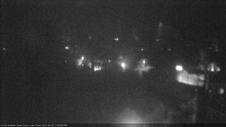 Lake Travis webcam, April 29, 2021 11:00 PM CT