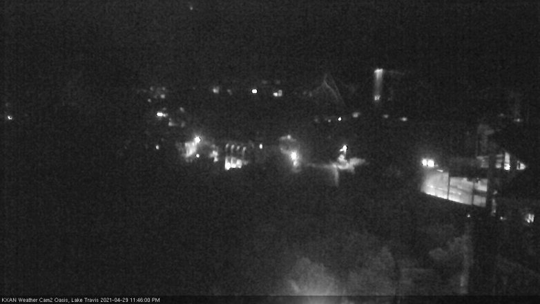 Lake Travis webcam, April 29, 2021 11:45 PM CT