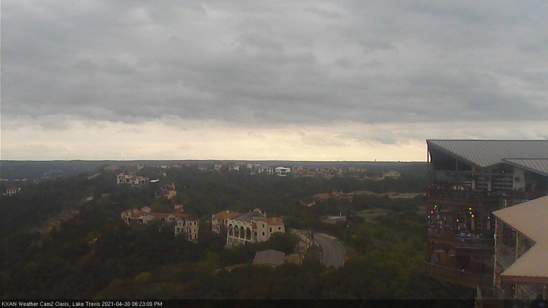 Lake Travis webcam, April 30, 2021 6:25 PM CT