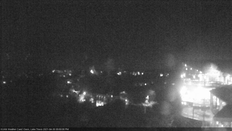 Lake Travis webcam, April 30, 2021 9:00 PM CT
