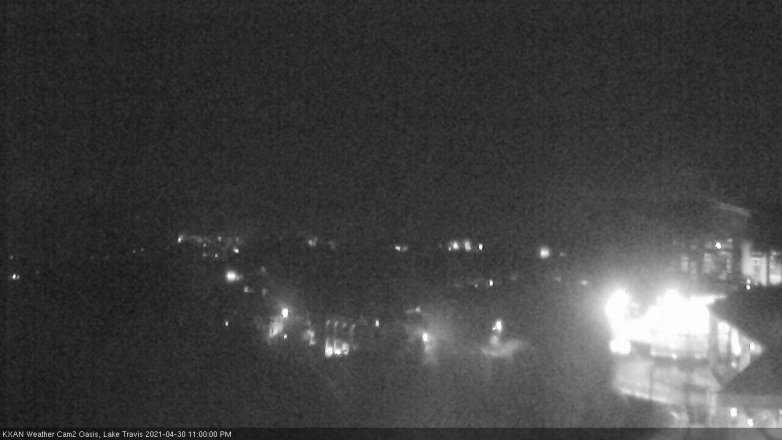 Lake Travis webcam, April 30, 2021 11:00 PM CT