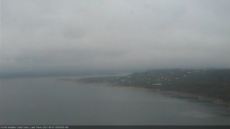 Lake Travis webcam, May 1, 2021 9:00 AM CT