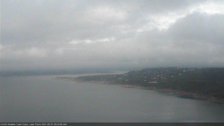 Lake Travis webcam, May 1, 2021 9:25 AM CT
