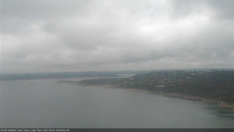 Lake Travis webcam, May 1, 2021 9:45 AM CT