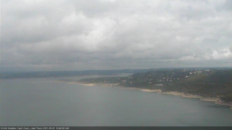 Lake Travis webcam, May 1, 2021 10:45 AM CT