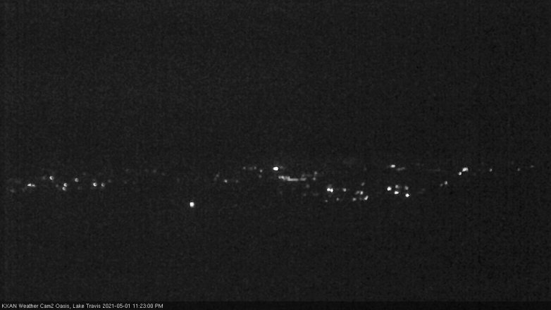 Lake Travis webcam, May 1, 2021 11:25 PM CT