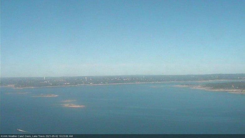 Lake Travis webcam, May 2, 2021 10:25 AM CT
