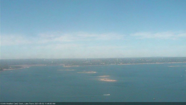 Lake Travis webcam, May 2, 2021 11:45 AM CT