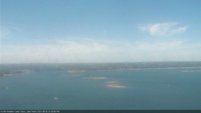 Lake Travis webcam, May 2, 2021 1:00 PM CT
