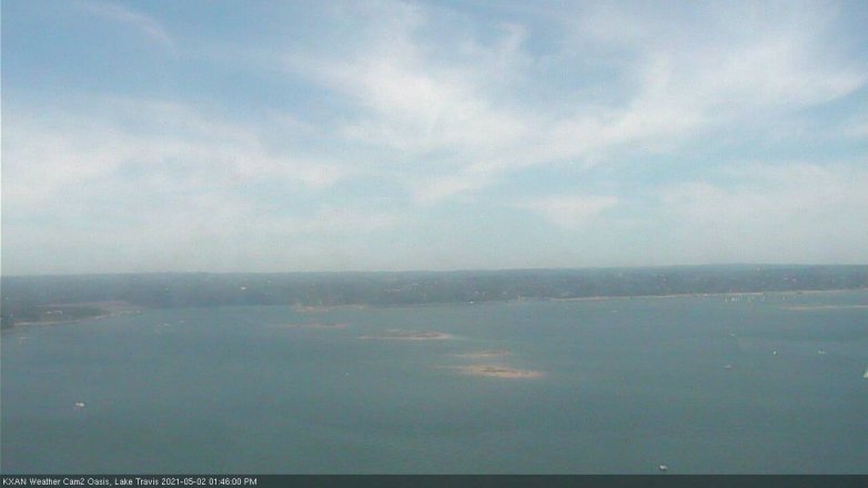 Lake Travis webcam, May 2, 2021 1:45 PM CT