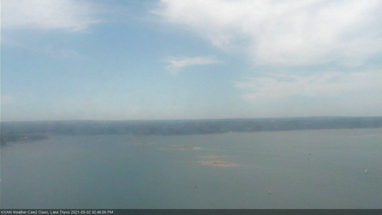Lake Travis webcam, May 2, 2021 2:45 PM CT