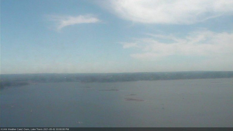 Lake Travis webcam, May 2, 2021 3:00 PM CT