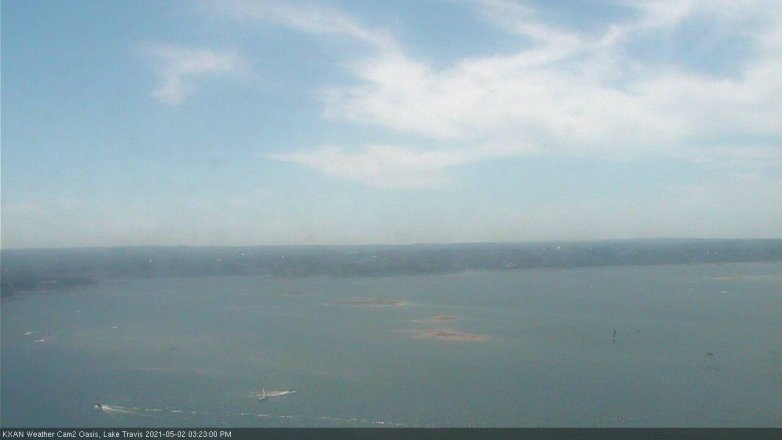 Lake Travis webcam, May 2, 2021 3:25 PM CT