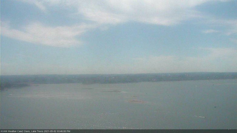 Lake Travis webcam, May 2, 2021 3:45 PM CT