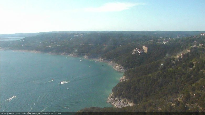 Lake Travis webcam, May 2, 2021 5:25 PM CT
