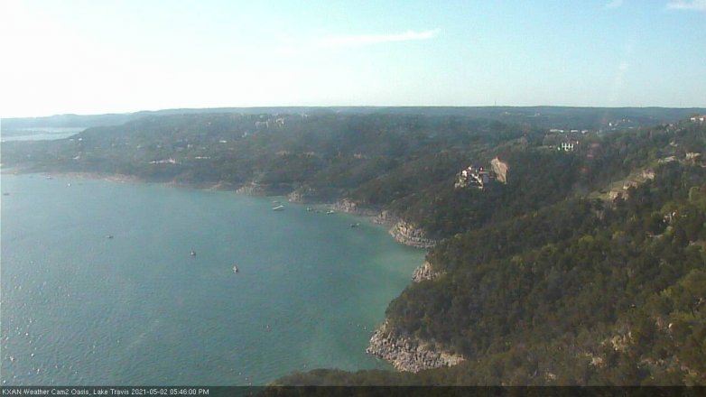 Lake Travis webcam, May 2, 2021 5:45 PM CT