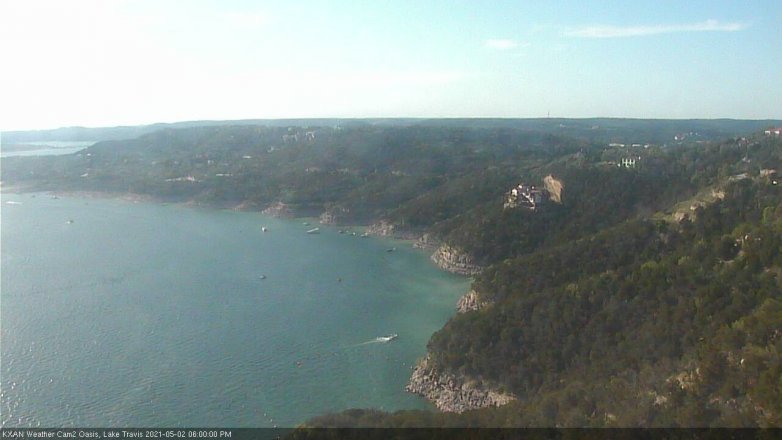 Lake Travis webcam, May 2, 2021 6:00 PM CT
