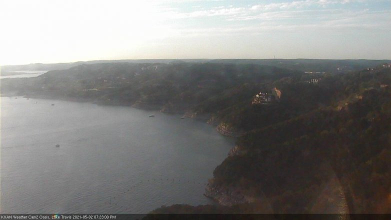 Lake Travis webcam, May 2, 2021 7:25 PM CT