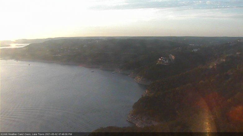Lake Travis webcam, May 2, 2021 7:45 PM CT