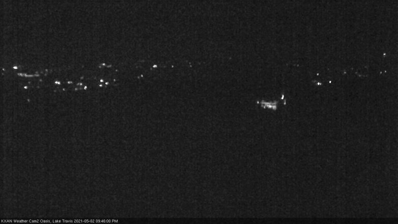 Lake Travis webcam, May 2, 2021 9:45 PM CT