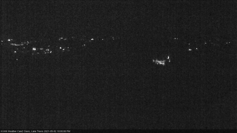 Lake Travis webcam, May 2, 2021 10:00 PM CT