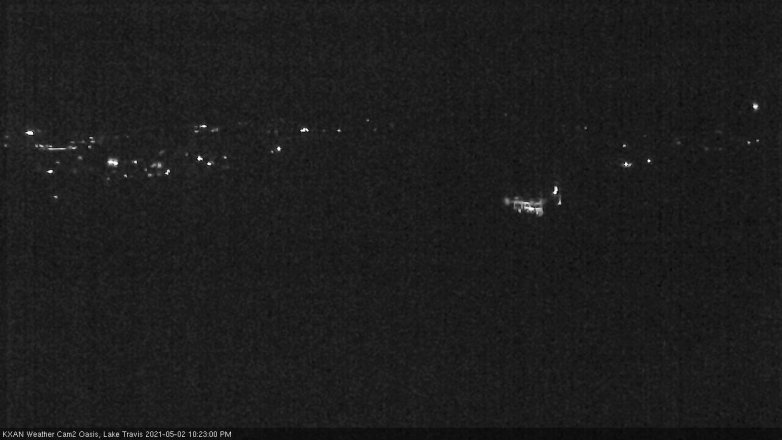 Lake Travis webcam, May 2, 2021 10:25 PM CT