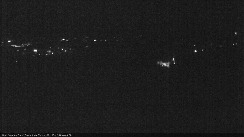 Lake Travis webcam, May 2, 2021 10:45 PM CT