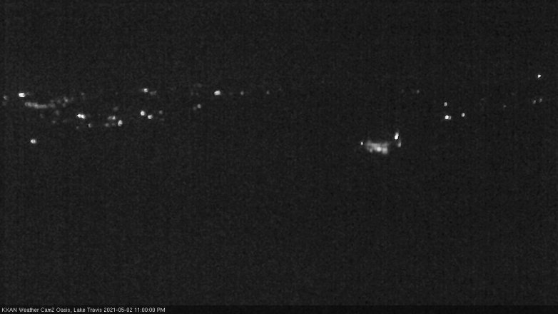 Lake Travis webcam, May 2, 2021 11:00 PM CT