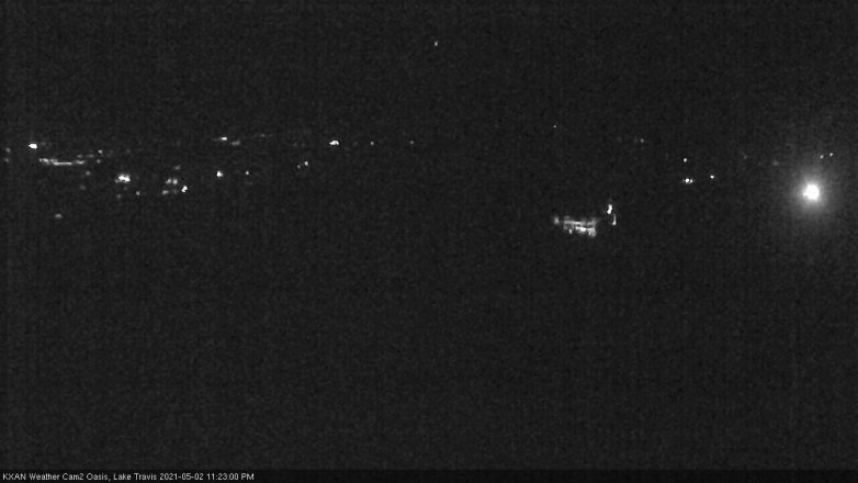 Lake Travis webcam, May 2, 2021 11:25 PM CT