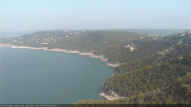 Lake Travis webcam, May 3, 2021 10:25 AM CT