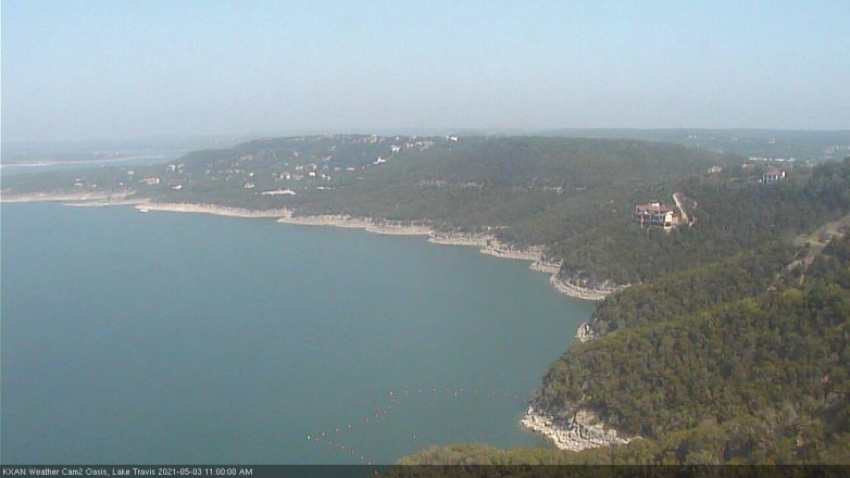 Lake Travis webcam, May 3, 2021 11:00 AM CT