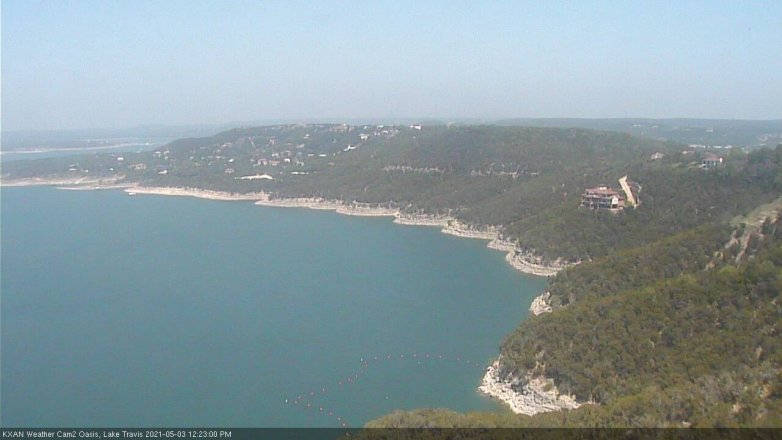 Lake Travis webcam, May 3, 2021 12:25 PM CT