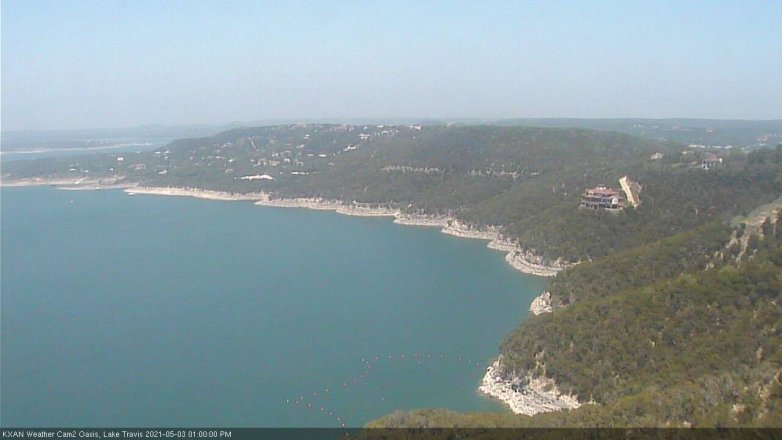 Lake Travis webcam, May 3, 2021 1:00 PM CT