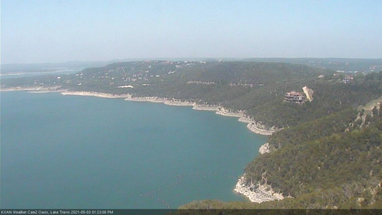 Lake Travis webcam, May 3, 2021 1:25 PM CT