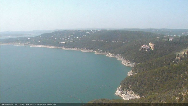Lake Travis webcam, May 3, 2021 2:45 PM CT