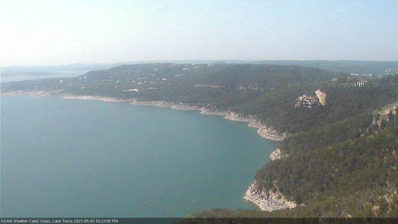 Lake Travis webcam, May 3, 2021 3:25 PM CT