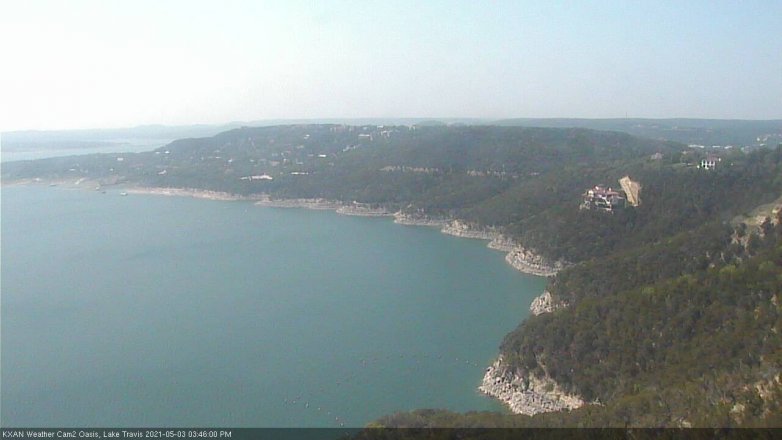 Lake Travis webcam, May 3, 2021 3:45 PM CT
