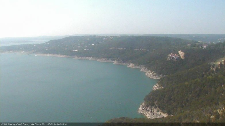 Lake Travis webcam, May 3, 2021 4:00 PM CT