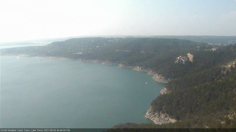 Lake Travis webcam, May 3, 2021 4:45 PM CT