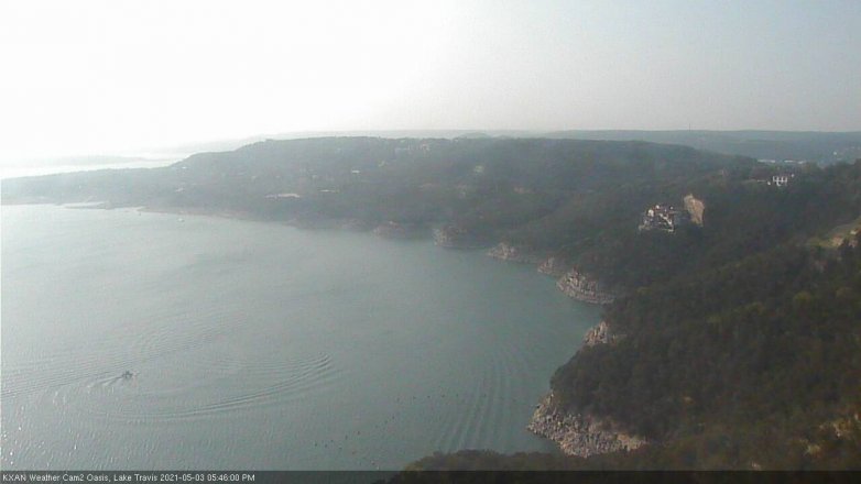 Lake Travis webcam, May 3, 2021 5:45 PM CT