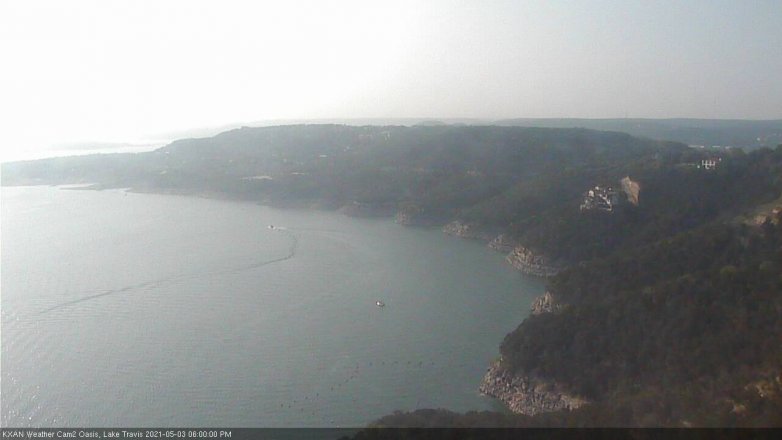 Lake Travis webcam, May 3, 2021 6:00 PM CT