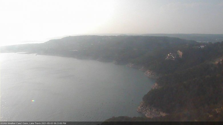 Lake Travis webcam, May 3, 2021 6:25 PM CT