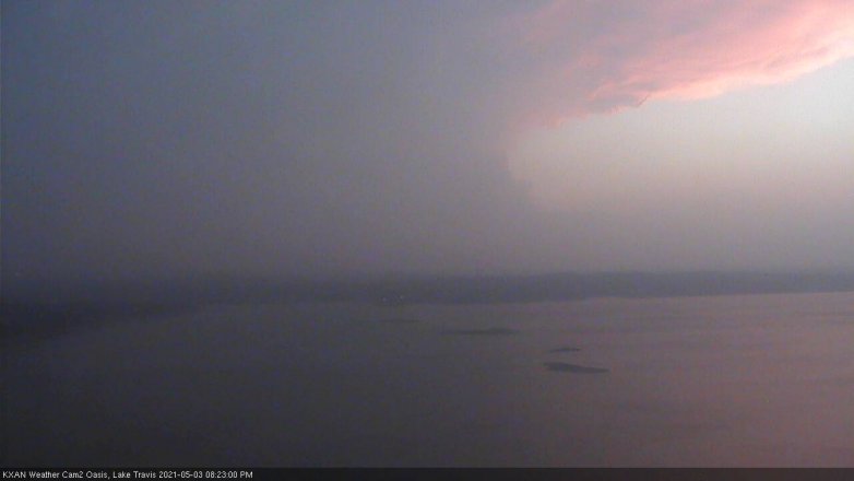 Lake Travis webcam, May 3, 2021 8:25 PM CT